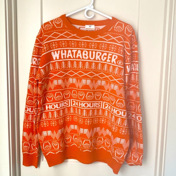 2018 Whataburger Christmas Sweater - Picture 1 of 3